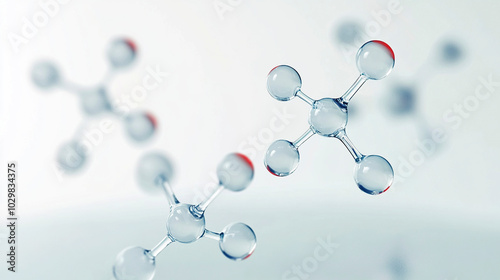 Molecular structure model technology background