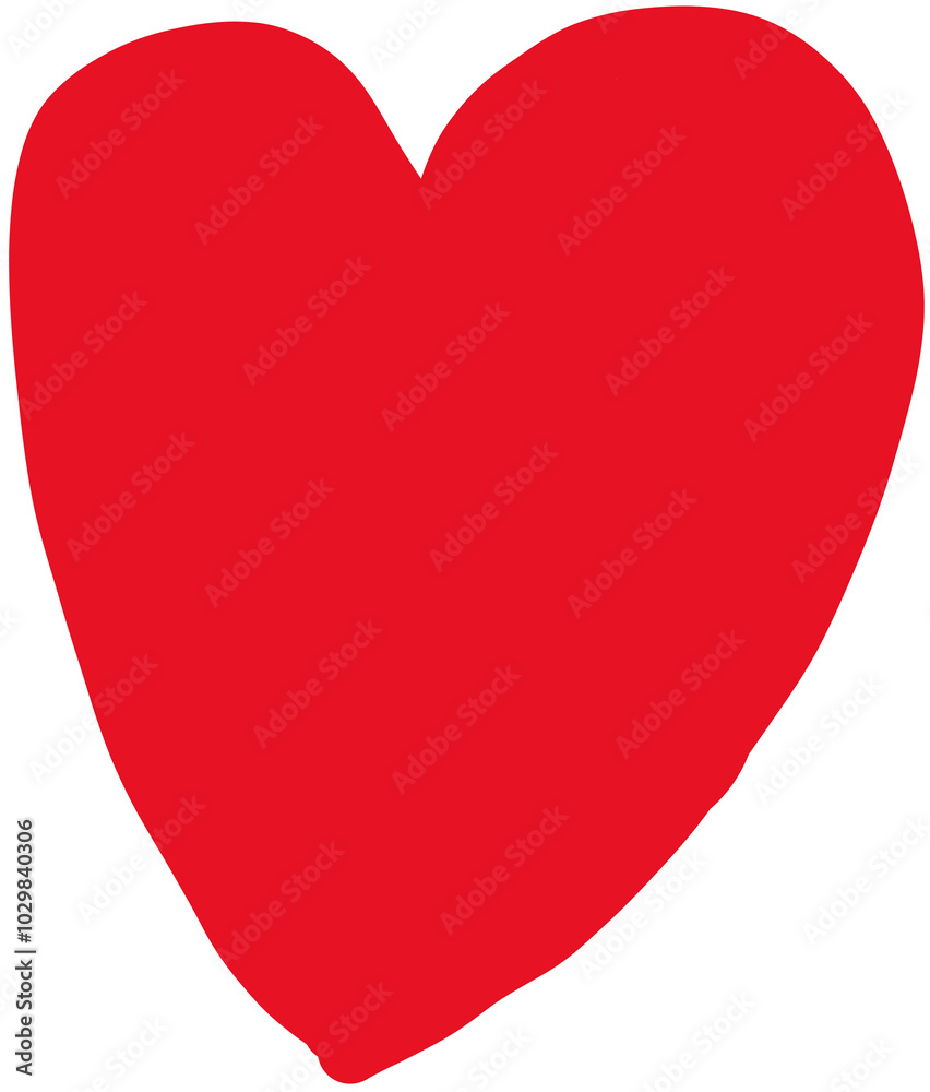 red heart isolated on white red heart isolated on white