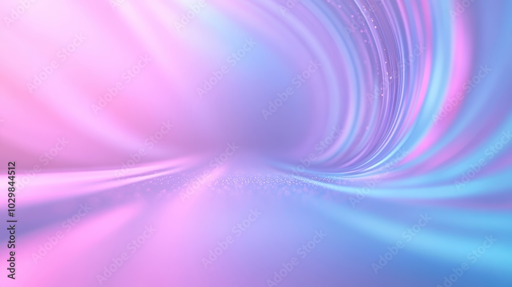 A purple and blue swirl with a pink background. The swirl is very long and has a lot of detail