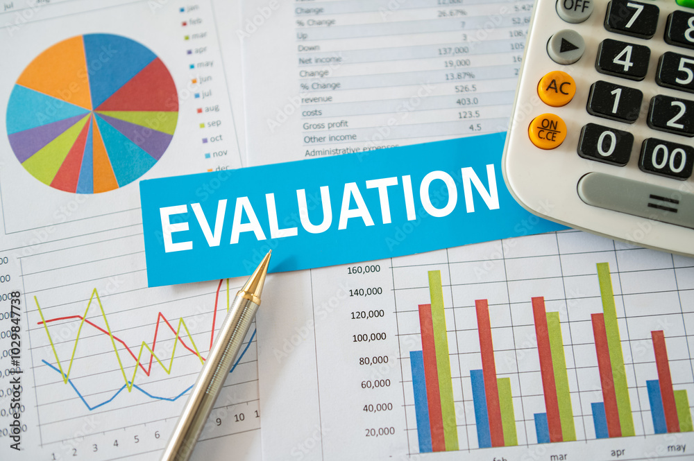 evaluation concept. evaluation report for follow and assessed the project’s success and effectiveness. evaluation concept. evaluation report for follow and assessed the project’s success and effectiveness.