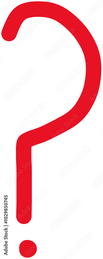 Question mark isolated on white background Question mark isolated on white background