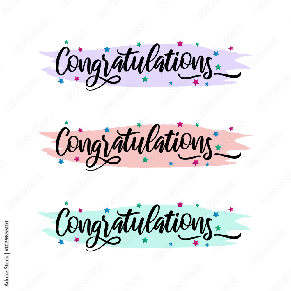 ink grunge set congratulations lettering text illustration for graduation celebration ink grunge set congratulations lettering text illustration for graduation celebration