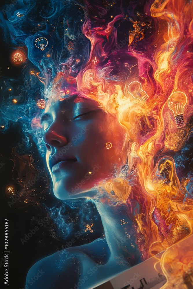 A realistic and dynamic image of a person engrossed in reading a magazine. A realistic and dynamic image of a person engrossed in reading a magazine.