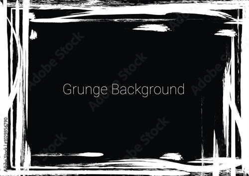 Grunge backgrounds white paint frame poster for your design
