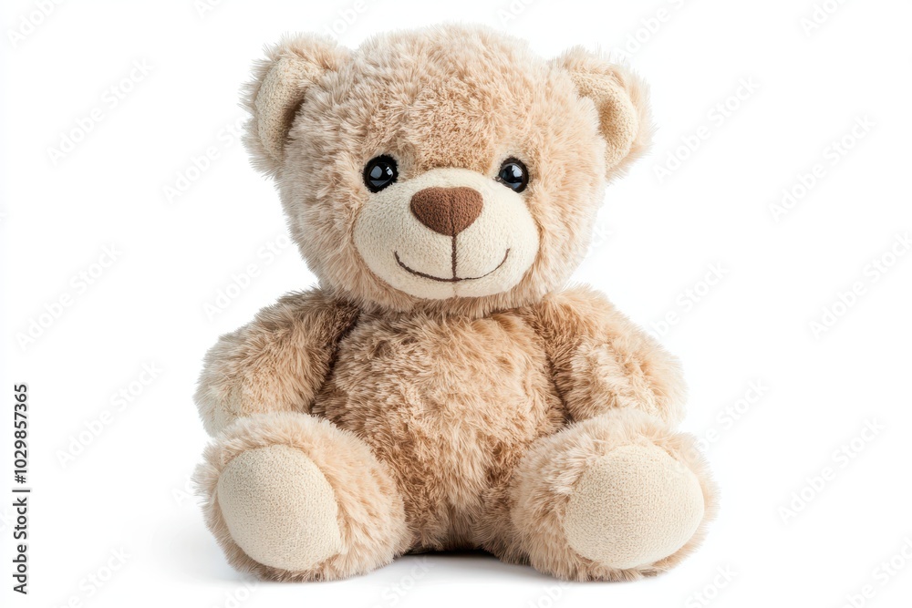 Fototapeta premium teddy bear on white background by ai generated