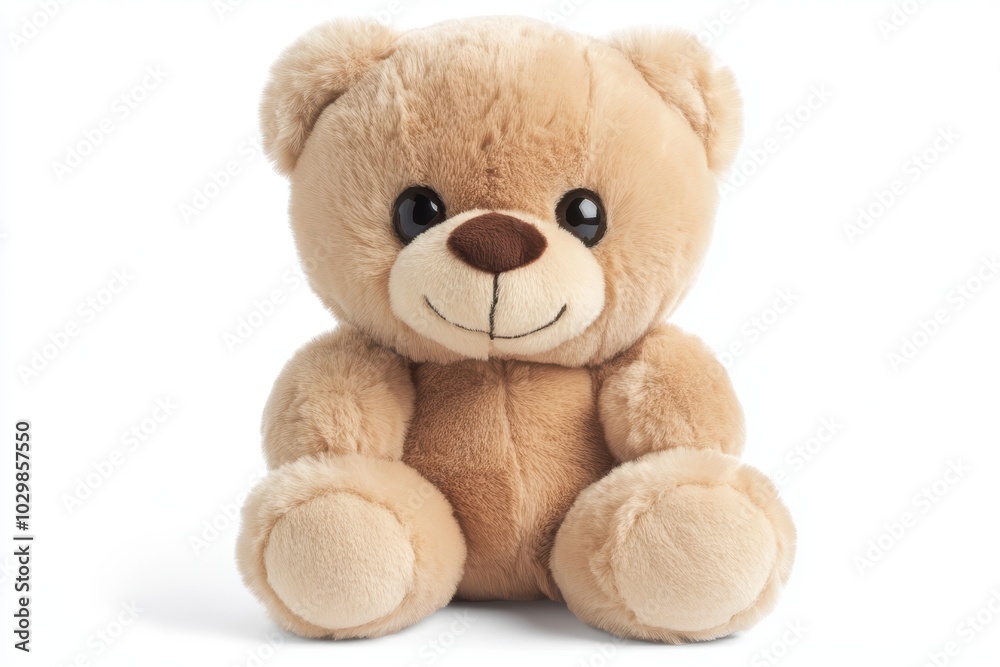 Fototapeta premium teddy bear isolated on white background