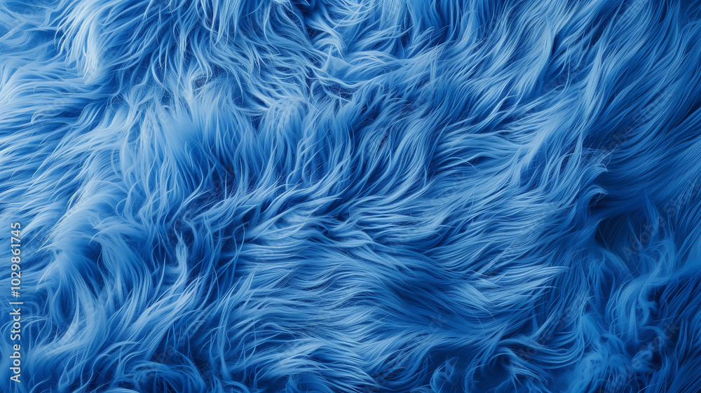 Soft Fluffy Blue Faux Fur Texture Background Soft Fluffy Blue Faux Fur Texture Background