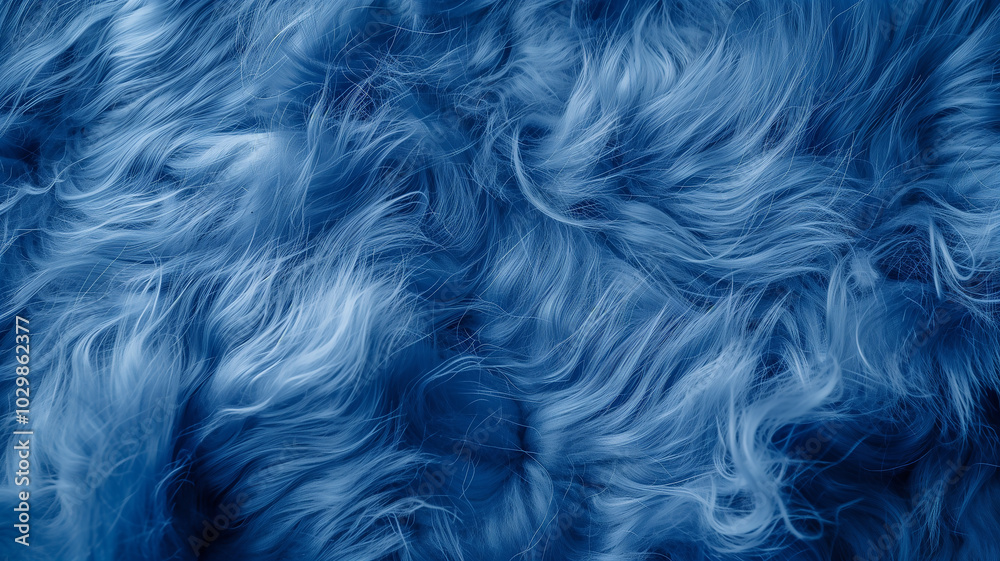Soft Fluffy Blue Faux Fur Texture Background Soft Fluffy Blue Faux Fur Texture Background