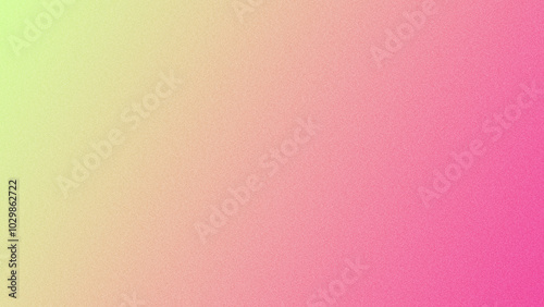 Pink Yellow Pastel Color Basic Retro Abstract Grainy Noise Texture Gradient Background for Banners, Headers and Posters