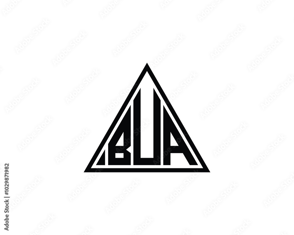 BUA logo design vector template. BUA BUA logo design vector template. BUA