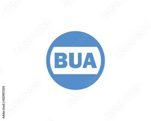 Free Download BUA logo design vector template. BUA - GFXLoad