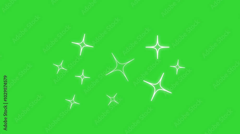 stars shine effect background animation twinkle festive holiday decoration. Stars shine effect on green screen background. Star blsut, loop, pop up animation stars shine effect background animation twinkle festive holiday decoration. Stars shine effect on green screen background. Star blsut, loop, pop up animation
