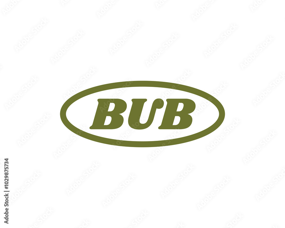 BUB Logo design vector template. BUB BUB Logo design vector template. BUB