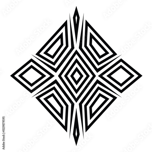graphic vector of number 62 model ornament pattern with attractive black color lines on a white background