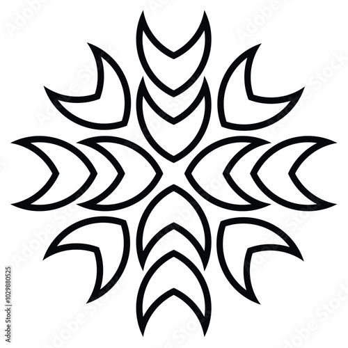 graphic vector of number 73 model ornament pattern with attractive black color lines on a white background