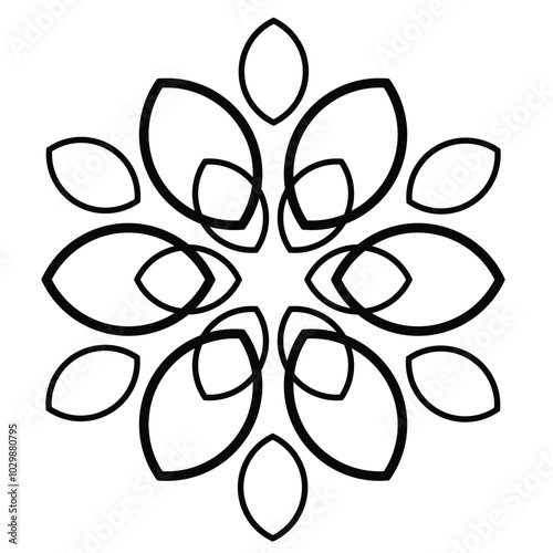 graphic vector of number 76 model ornament pattern with attractive black color lines on a white background