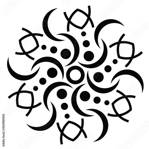 graphic vector of number 77 model ornament pattern with attractive black color lines on a white background