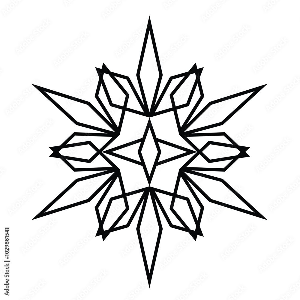 Obraz premium graphic vector of number 84 model ornament pattern with attractive black color lines on a white background