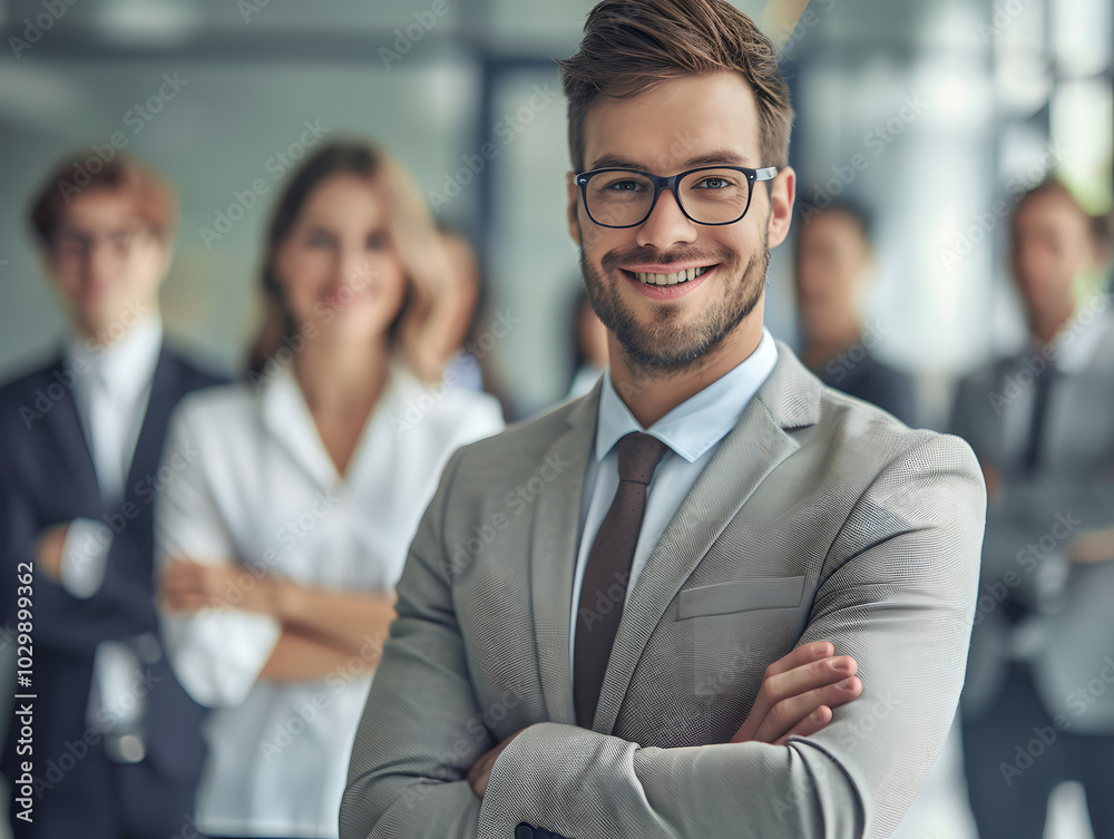 portrait of a smiling business team portrait of a smiling business team