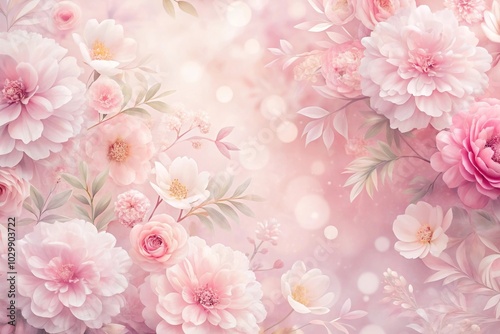 soft light pink abstract floral background wallpaper pattern