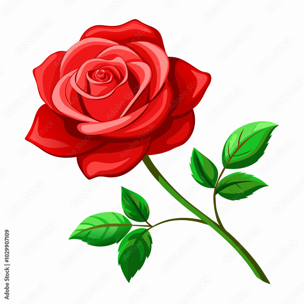 red rose isolated on white red rose isolated on white