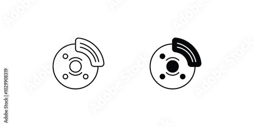 Break set icon with white background vector stock illustration