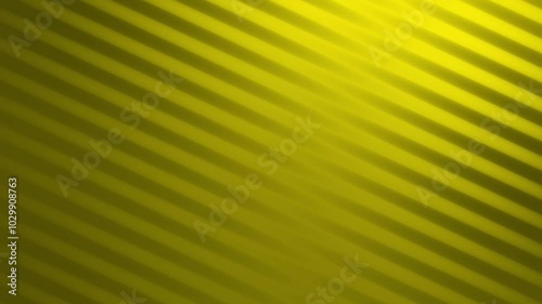 Yellow looping wave animation background with diagonal gradient lines. 4k yellow seamless motion wallpaper