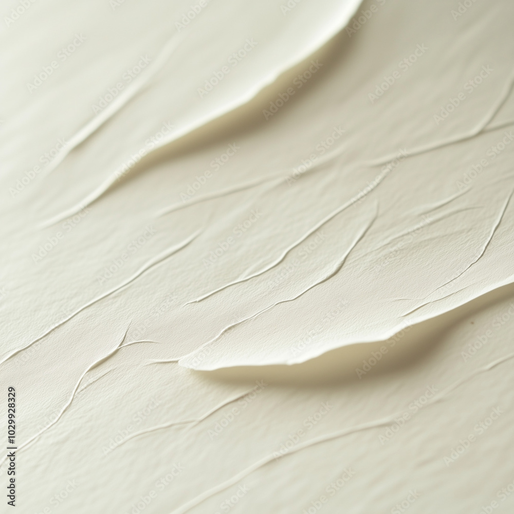 Obraz premium Subtle Elegance: Soft White Textured Paper Background with Diffused Light