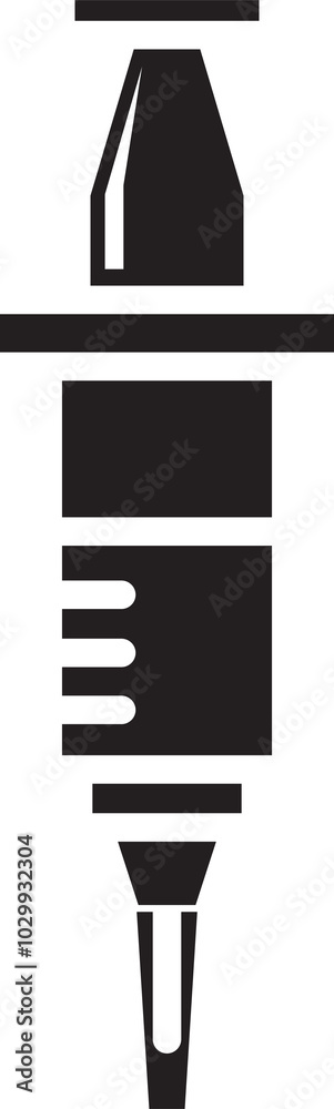 Syringe Glyph Icon