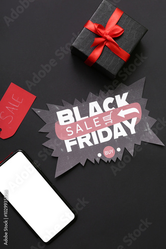 Greeting card with text BLA...