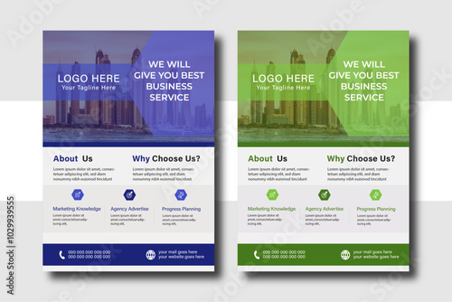 modern business flyer template, abstract business flyer and creative design.Flyer template layout design.Corporate business flyer template design.