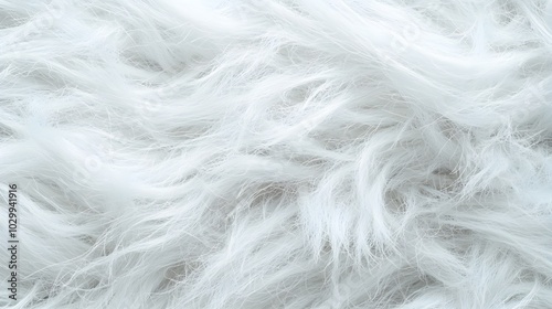 Soft Plush Fur Texture with Blended Shades of Gray and White