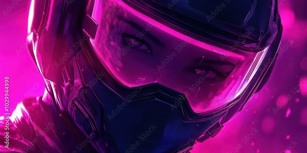 Futuristic Sci-Fi Fantasy Illustration A Digital Background of a Neon-Cybernetic Realm Futuristic Sci-Fi Fantasy Illustration A Digital Background of a Neon-Cybernetic Realm