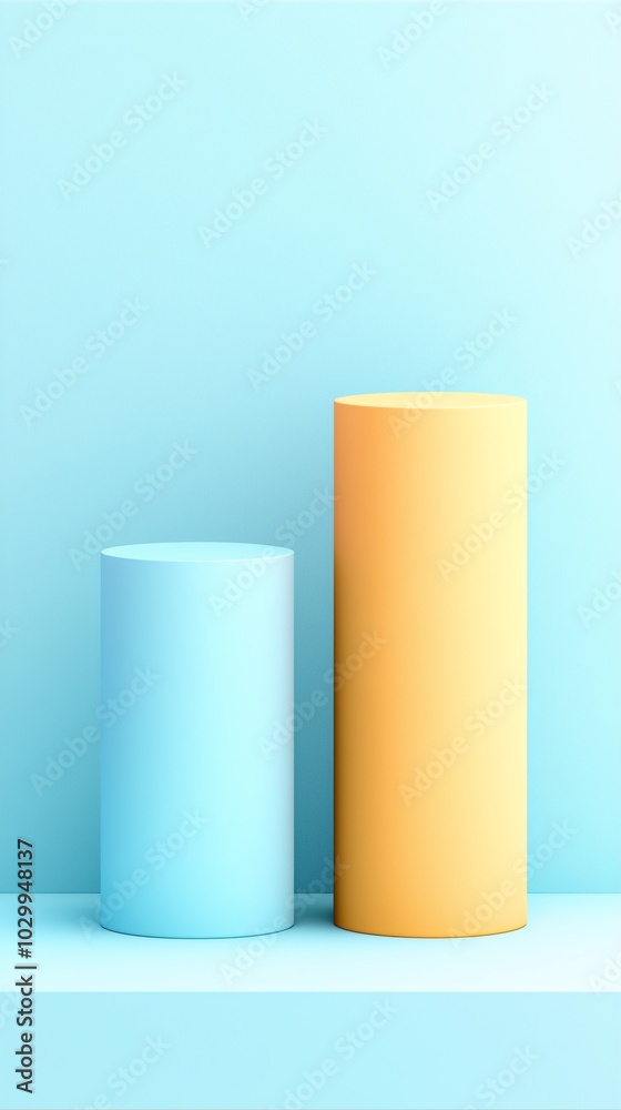 Competitive analysis, side-by-side comparison charts, 3D illustration Competitive analysis, side-by-side comparison charts, 3D illustration
