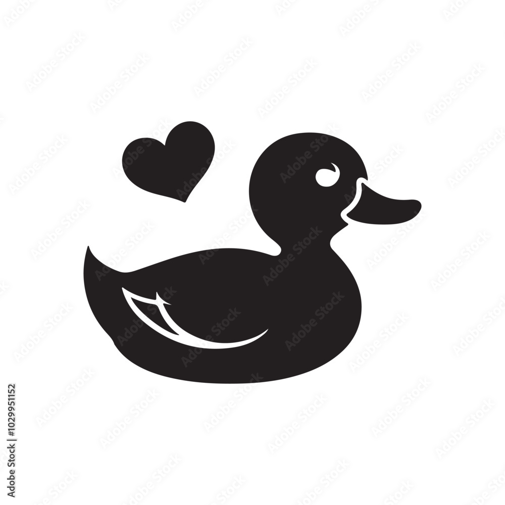 Mallard Art Black Duck Vector 