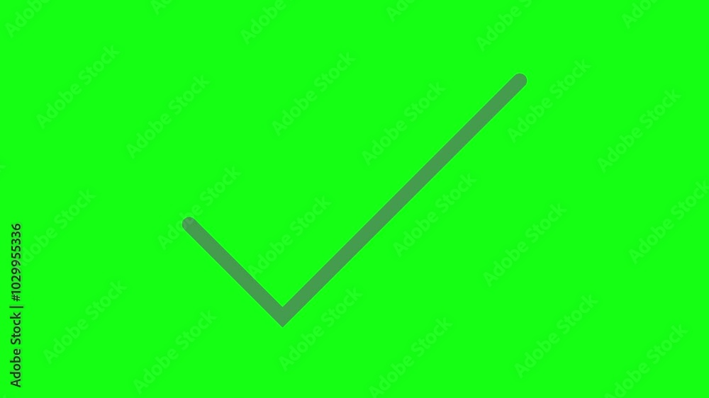 check mark icon animated on a green screen background with smooth motion and changing colors perfect for confirmation signs, user interfaces and verification symbols check mark icon animated on a green screen background with smooth motion and changing colors perfect for confirmation signs, user interfaces and verification symbols