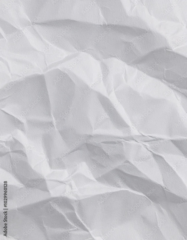 Obraz premium Wrinkled paper texture background, showing a surface with creases and imperfections, generative ai