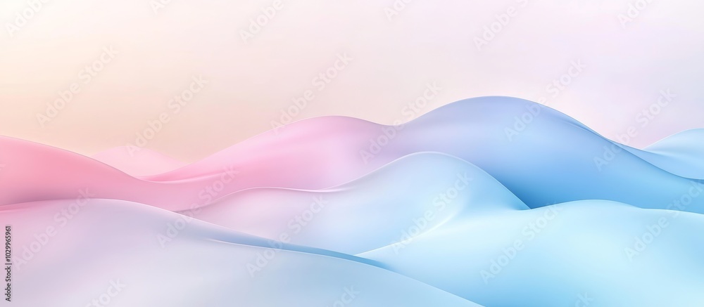 Minimalist Background with Soft Flowing Waves and Subtle Gradient for Calming Designs Generative AI Minimalist Background with Soft Flowing Waves and Subtle Gradient for Calming Designs Generative AI