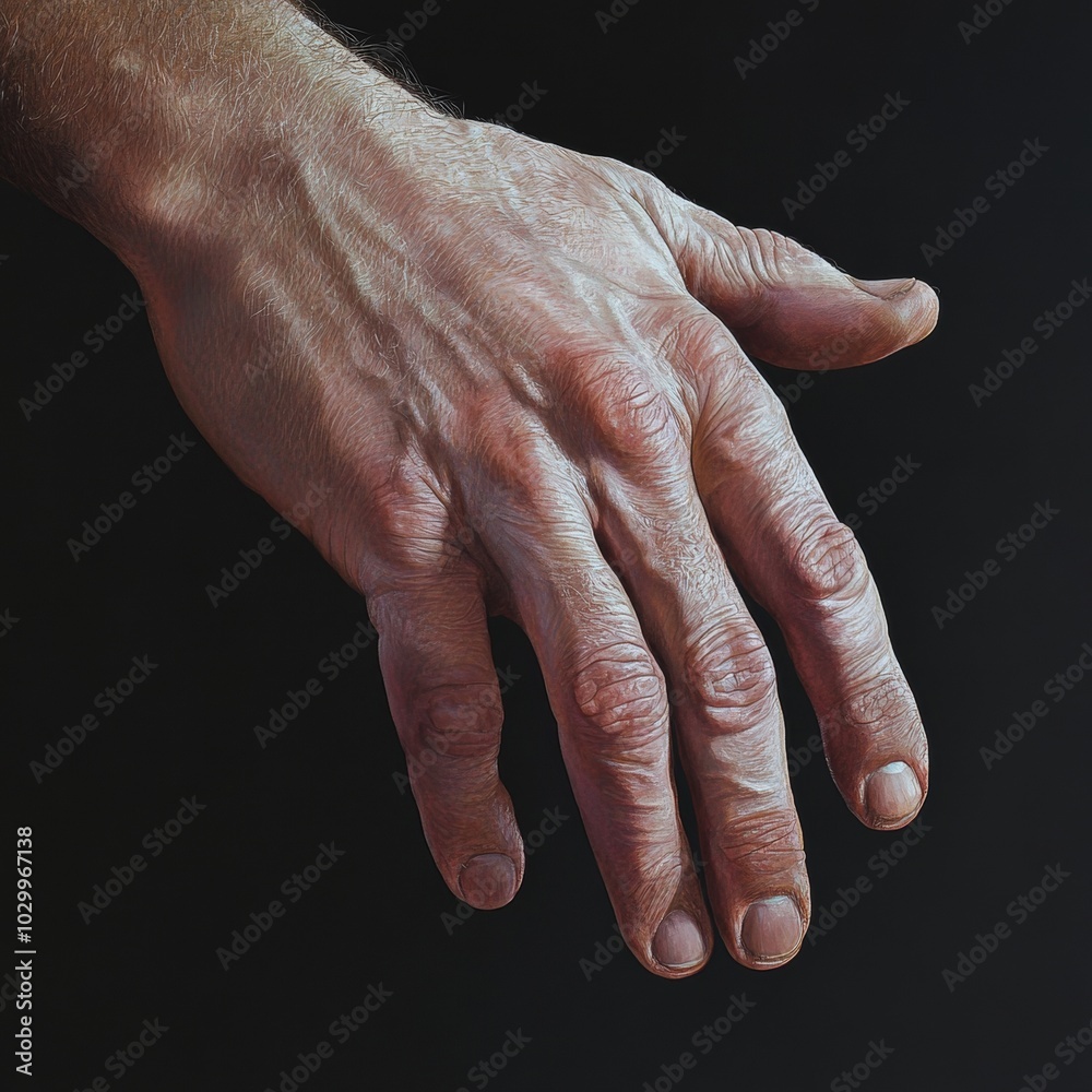 Fototapeta premium Finger Injury or Health Issue Concept Generative AI