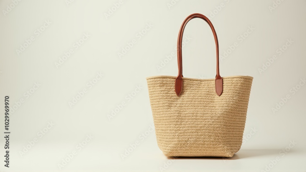 A beach bag with an emphasis on spaciousness and summer style A beach bag with an emphasis on spaciousness and summer style