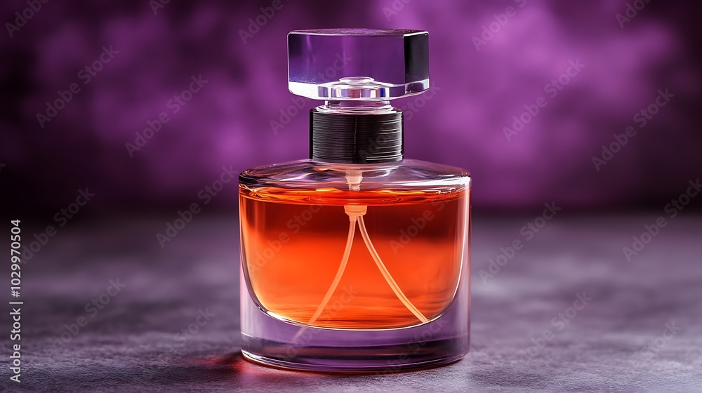Elegant Close-up of Artistic Perfume Bottle Elegant Close-up of Artistic Perfume Bottle
