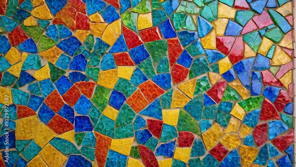 intricate mosaic tile design with visible grout, abstract mosaic background intricate mosaic tile design with visible grout, abstract mosaic background