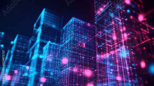 3D NFTs are unique digital artworks that are secured by blockchain technology. They act like certificates of ownership for digital photos and objects.low poly wireframe.