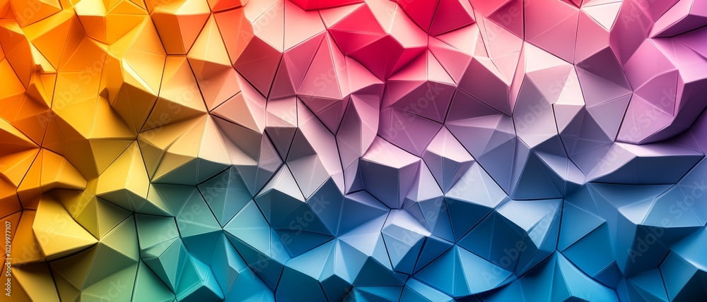 A vibrant, textured abstract background featuring a gradient of colors arranged in a three-dimensional, geometric pattern. A vibrant, textured abstract background featuring a gradient of colors arranged in a three-dimensional, geometric pattern.