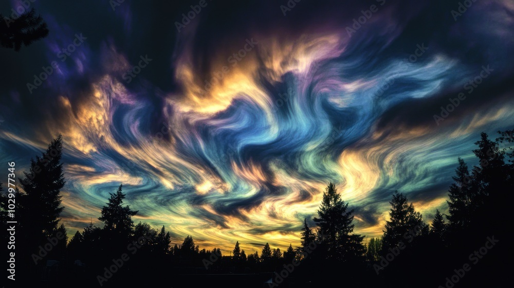 Fototapeta premium Swirling Cloudscape