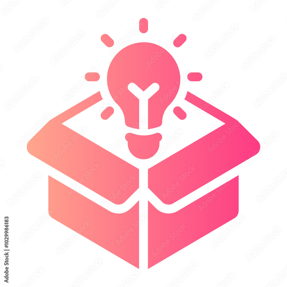 box tips Gradient icon box tips Gradient icon