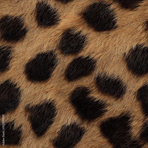 The seamless leopard fur texture photo