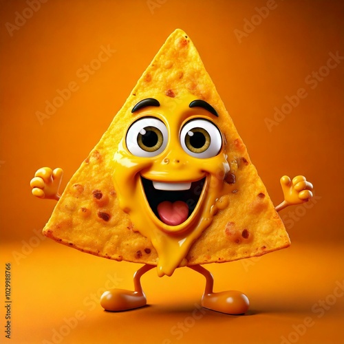 Cute Cartoon Tortilla Chip ...