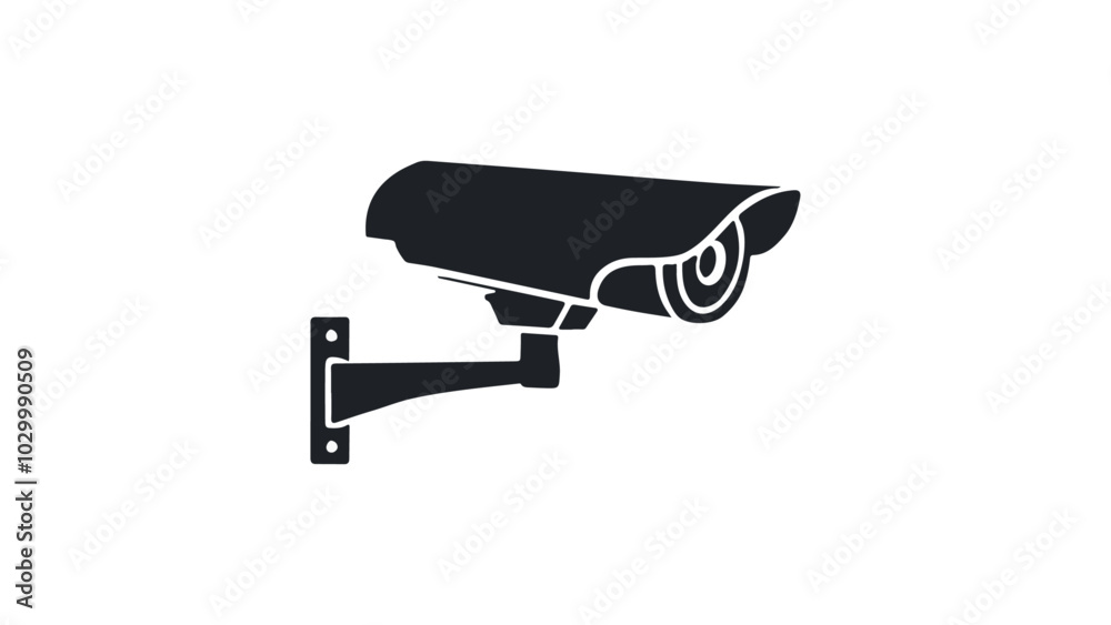 simple shape of a security camera vector illustration simple shape of a security camera vector illustration