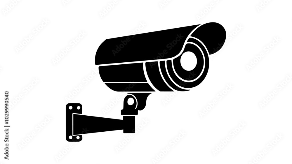 camera isolated illustration, cam black shape vector illustration camera isolated illustration, cam black shape vector illustration